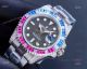 Swiss replica Rolex GMT-Master ii Saru Rainbow Diamond ETA2836 Watch (2)_th.jpg